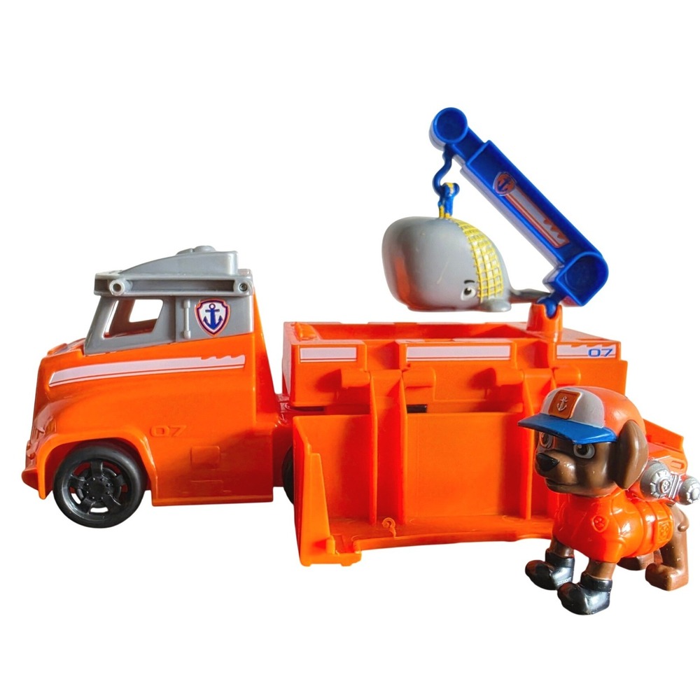 Paw Patrol Big Truck Pups Zuma Transforming Rescue Truck and Action Figure Set